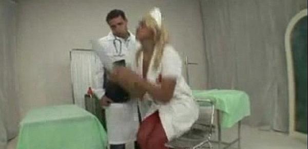 Shemale nurse hot fucking and sucking with guy